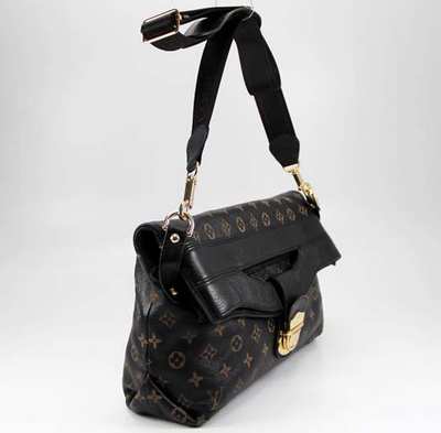 discount louis vuitton handbags leather m98023 black wholesale