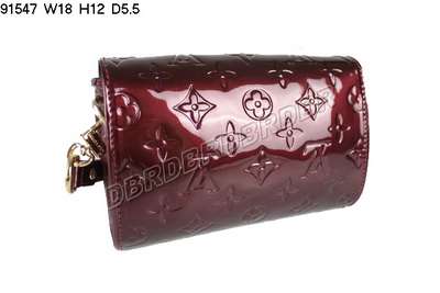 discount louis vuitton handbags monogram vernis 91547 claret-red wholesale