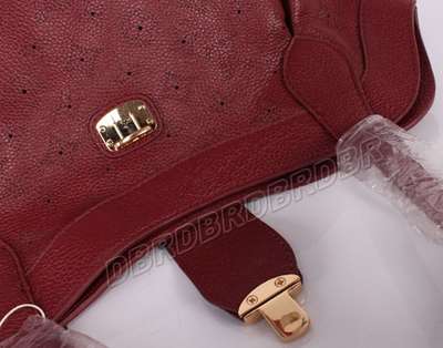 discount louis vuitton handbags monogram mahina m97061 purplish red wholesale