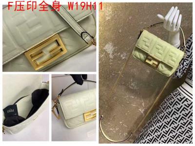 wholesale quality fendi bags full embossed f logo beige