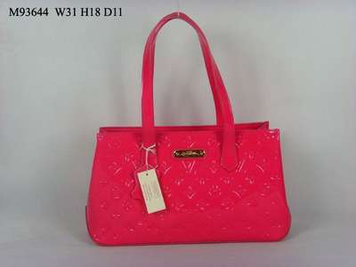 Discount Louis Vuitton Handbags Monogram Vernis 93644 Rose Red Wholesale