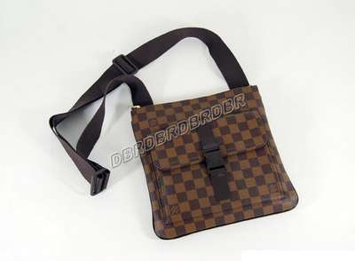 Discount Louis Vuitton Handbags Damier Ebene Canvas N51127 Coffee small Wholesale