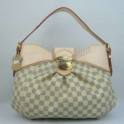 Discount Louis Vuitton Handbags Damier Azur Canvas N41541 white Wholesale