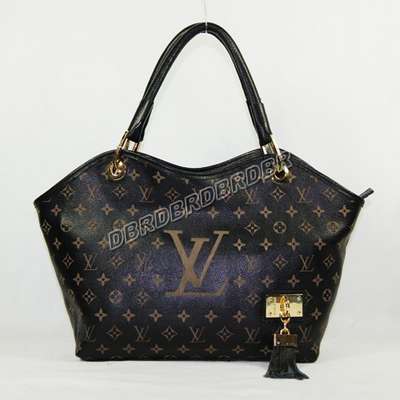 Discount Louis Vuitton Handbags Leather M95017 black Wholesale