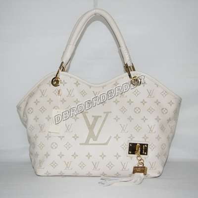 Discount Louis Vuitton Handbags Leather M95917 white Wholesale