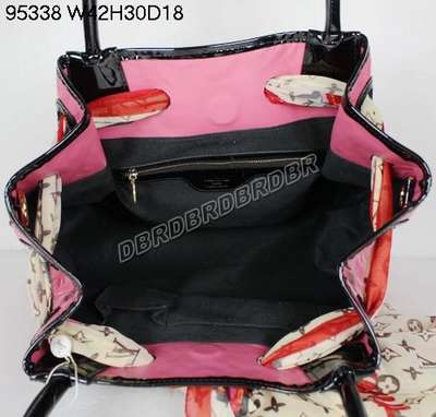 discount louis vuitton handbags leather 95338 rose red wholesale