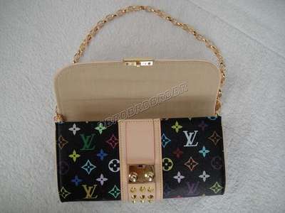 discount louis vuitton handbags monogram multicolore m45640 black wholesale