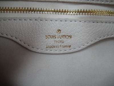 discount louis vuitton handbags leather m95134 beige white wholesale