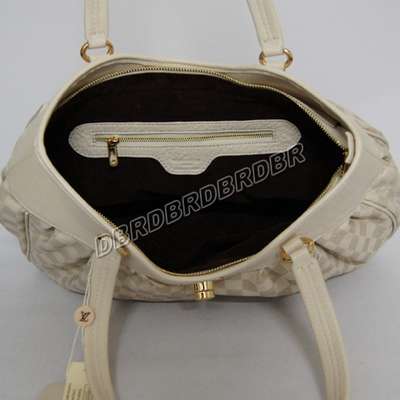 discount louis vuitton handbags leather n45714 beige white wholesale