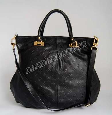 discount louis vuitton handbags leather m95117 black wholesale