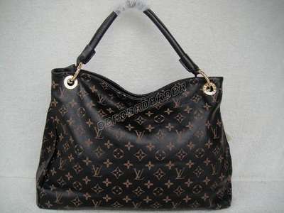 discount louis vuitton handbags leather m40249 black wholesale