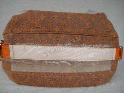 discount louis vuitton handbags monogram denim m97631 orangeg wholesale