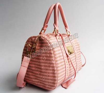 discount louis vuitton handbags leather m95853 monogram stripped pink wholesale