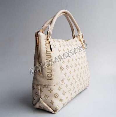 discount louis vuitton handbags leather m95827 monogram beige white wholesale