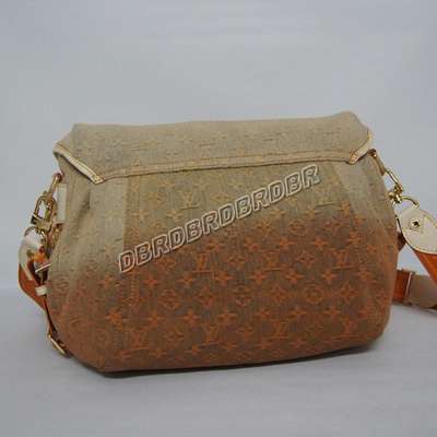 discount louis vuitton handbags monogram denim m97361 yellow wholesale