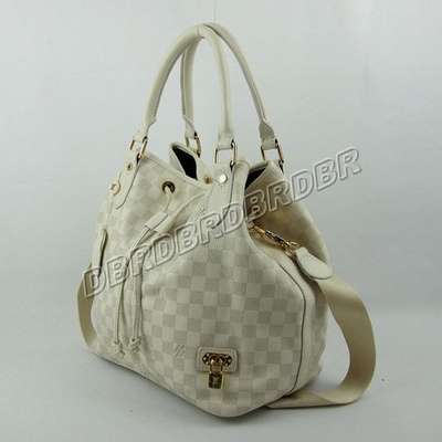 discount louis vuitton handbags leather n40356 white wholesale