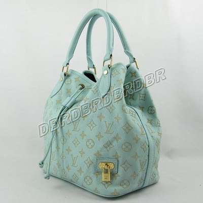 discount louis vuitton handbags leather m40356 blue wholesale