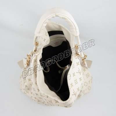 discount louis vuitton handbags leather m95981 beige white wholesale