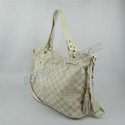 discount louis vuitton handbags leather n41299 white wholesale