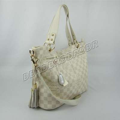 discount louis vuitton handbags leather n41299 white wholesale