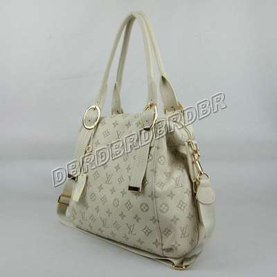 discount louis vuitton handbags leather m41303 beige white wholesale