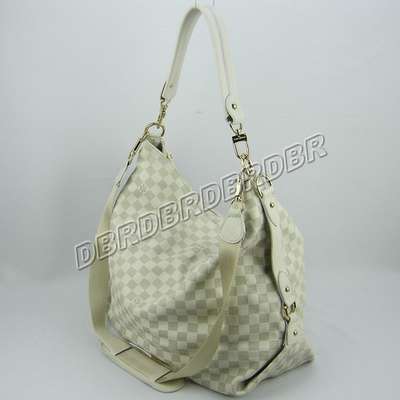 discount louis vuitton handbags leather n95019 white wholesale