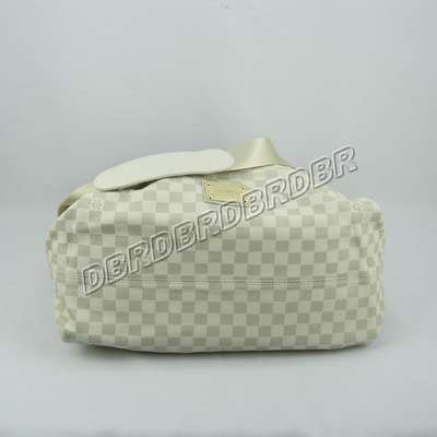 discount louis vuitton handbags leather n95019 white wholesale