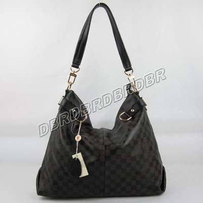 discount louis vuitton handbags leather n98583 black wholesale