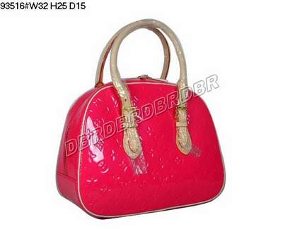 discount louis vuitton handbags monogram vernis m93516 rose red wholesale