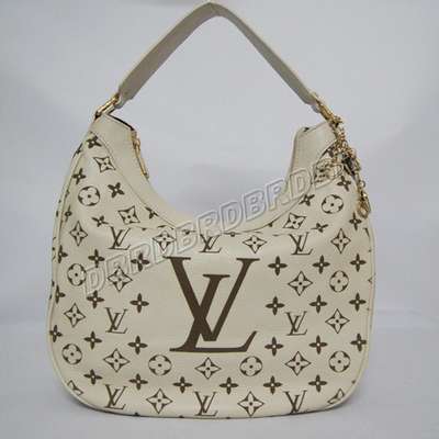 Discount Louis Vuitton Handbags Leather M3036 beige white Wholesale