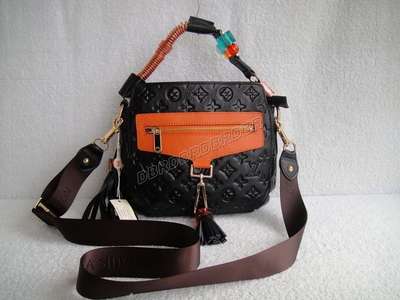 discount louis vuitton handbags leather m95383 black wholesale