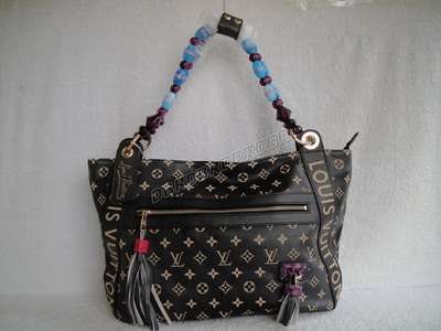 Discount Louis Vuitton Handbags Leather M95185 black Wholesale