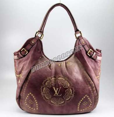 Discount Louis Vuitton Handbags Leather M98117 purple Wholesale