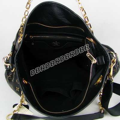 discount louis vuitton handbags leather m93180 black wholesale