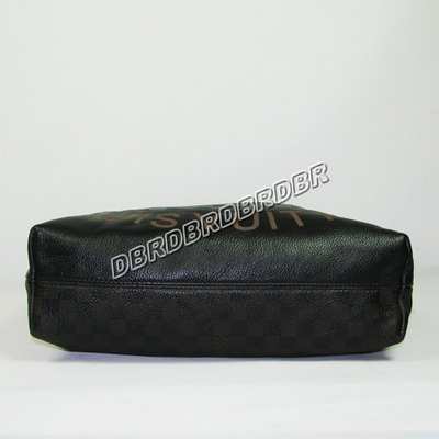 discount louis vuitton handbags leather n96670 black wholesale