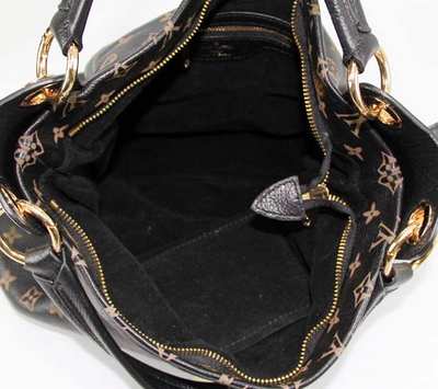 discount louis vuitton handbags leather m98033 black wholesale