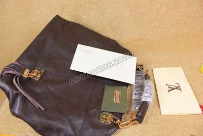 discount louis vuitton handbags leather m97831 coffee leather wholesale