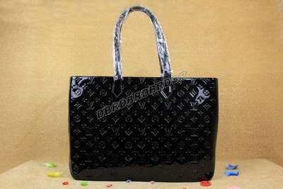 discount louis vuitton handbags monogram vernis m91649 black wholesale