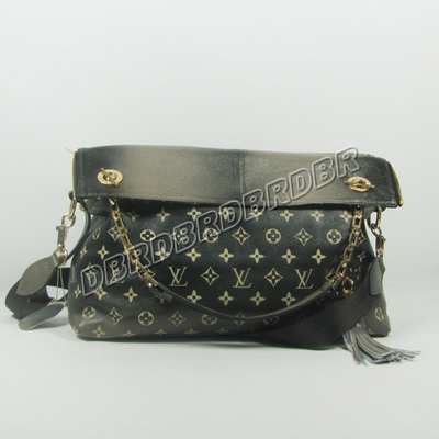 discount louis vuitton handbags leather m95130 black monogram wholesale