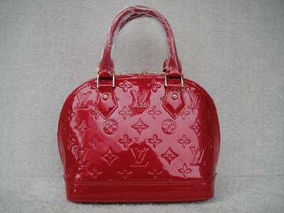 discount louis vuitton handbags monogram vernis m91606 red wholesale