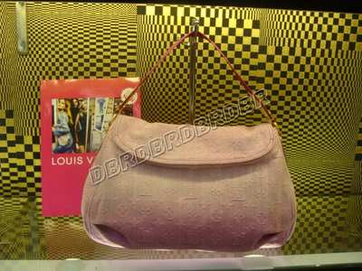 discount louis vuitton handbags monogram denim m40418 pink wholesale