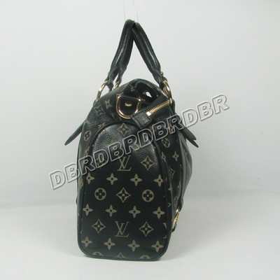 discount louis vuitton handbags leather m41232 black wholesale