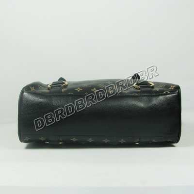 discount louis vuitton handbags leather m41232 black wholesale