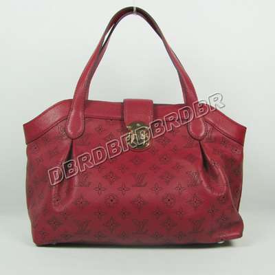 Discount Louis Vuitton Handbags Monogram Mahina M93081 Red Wholesale