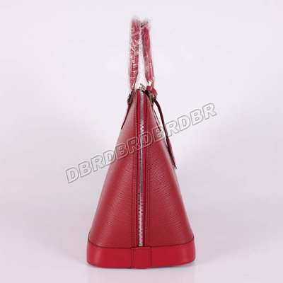 discount louis vuitton handbags epi leather m59316 purplish red wholesale