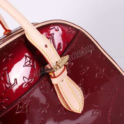 discount louis vuitton handbags monogram vernis m93513 purplish red wholesale