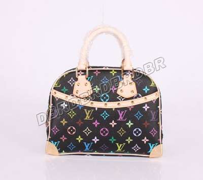 discount louis vuitton handbags monogram multicolore m92662 black pink wholesale