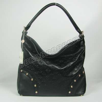 Discount Louis Vuitton Handbags Leather M12830 black Wholesale