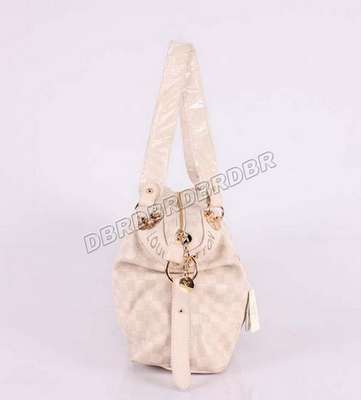 discount louis vuitton handbags leather m93083 beige white wholesale