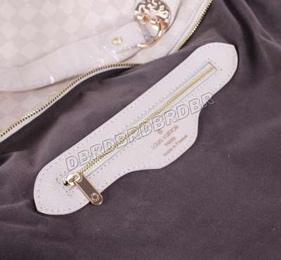 discount louis vuitton handbags leather m93083 beige white wholesale